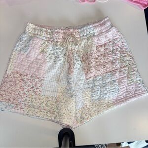 Floral Pastel Quilted Women's Shorts